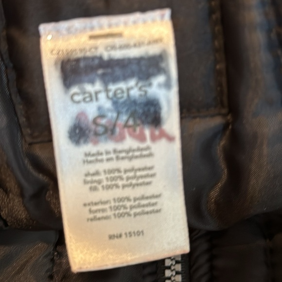 Carter’s girl bib snowpants size small/4 - Picture 3 of 7